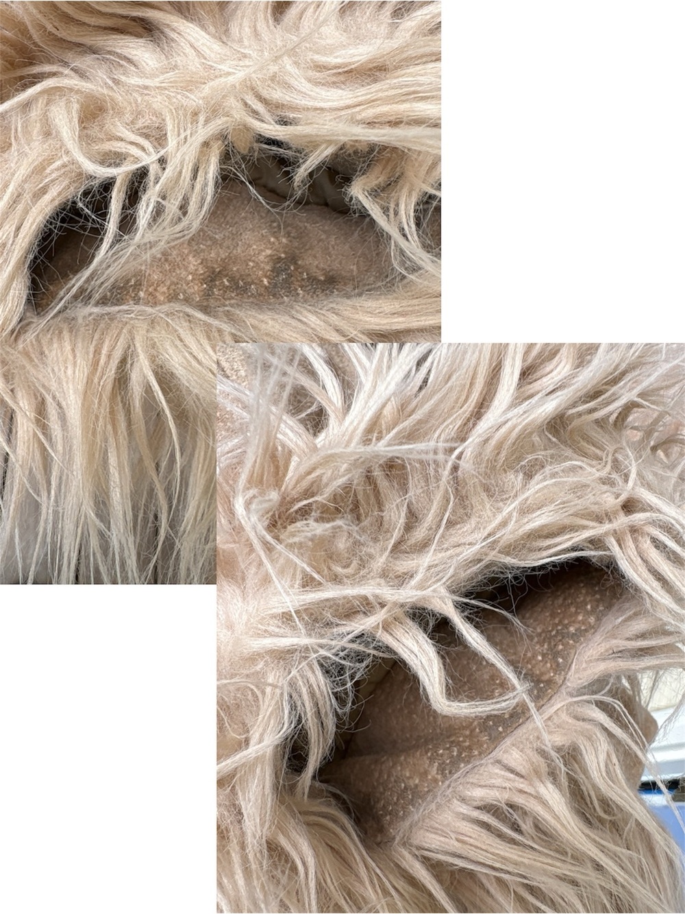 Wilsons Leather Maxima Vintage Y2K Suede Penny Lane Coat Faux Fur Trim Sz L - Picture 16 of 16